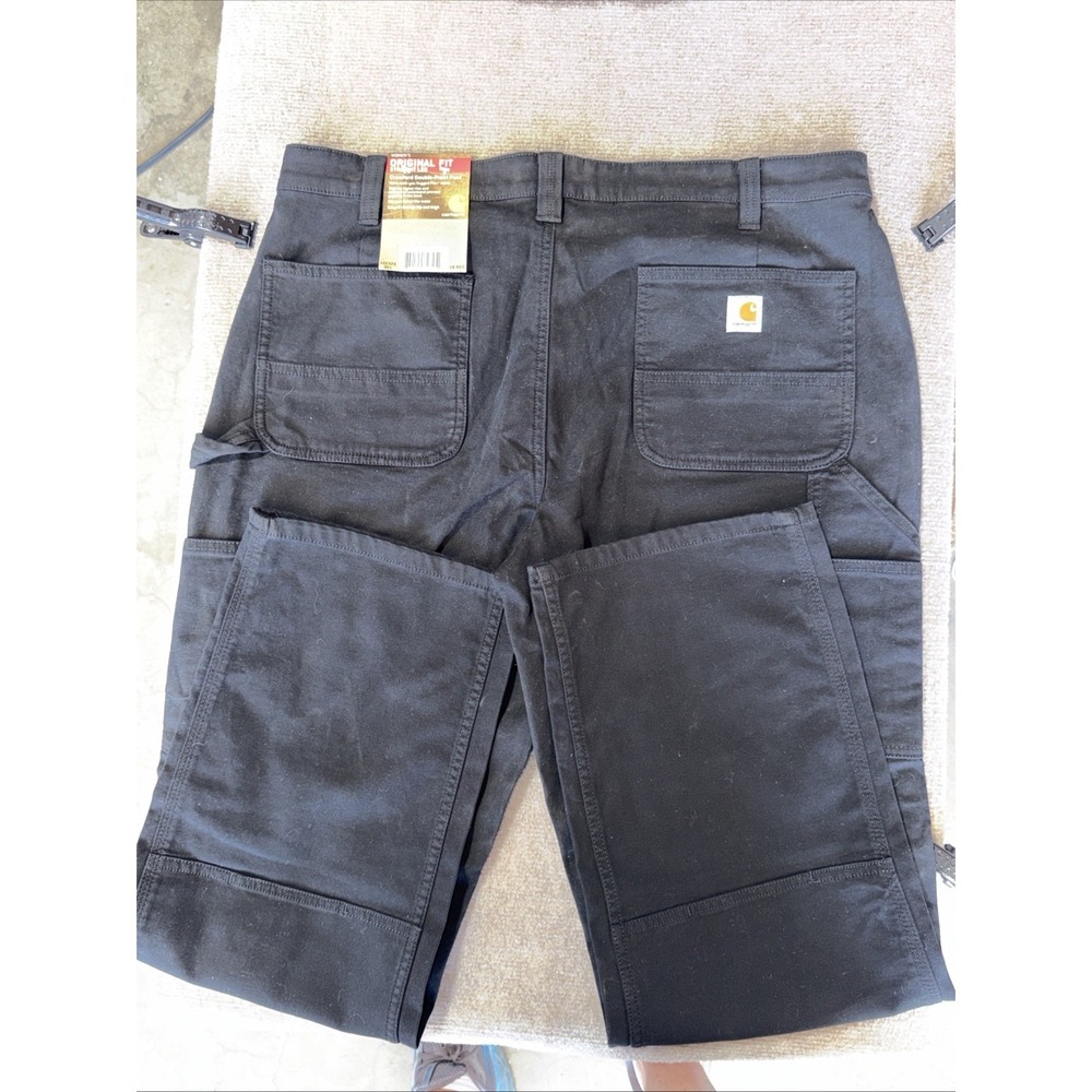 CARHARTT Women's Crawford Original Fit Double Front Work Pants 16 REG NWT-Black